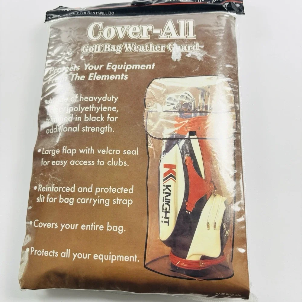 Knight Golfing Golf Club Bag Weather Proof Cover‎ All Weather Guard New